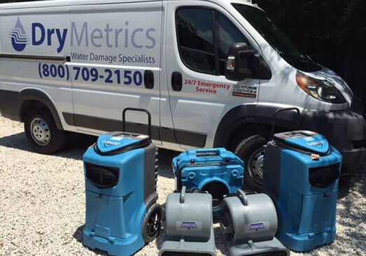 Water Damage restoration, water damage clean-up equipment by DryMetrics