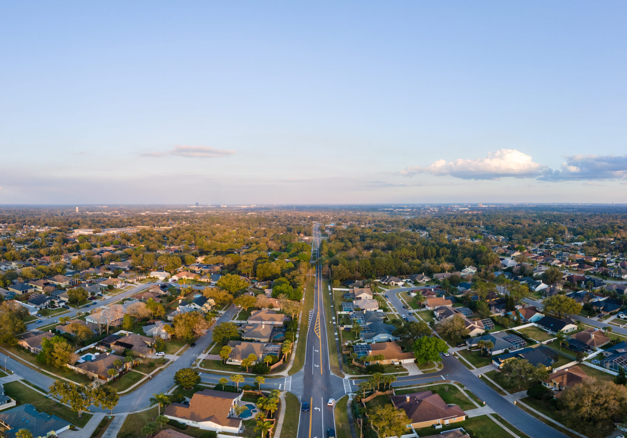 An aerial view of Altamonte Springs, Florida